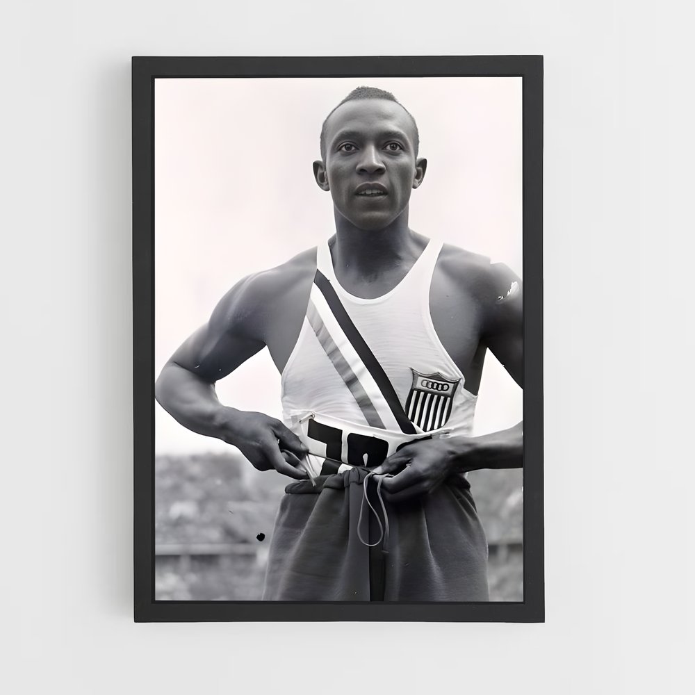 Poster L'Héritage d'Owens – affiche Athlétisme (vue 2)